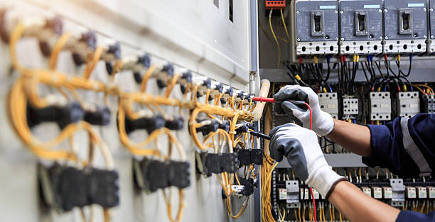 Professional Electrician technician working in Stallings, NC